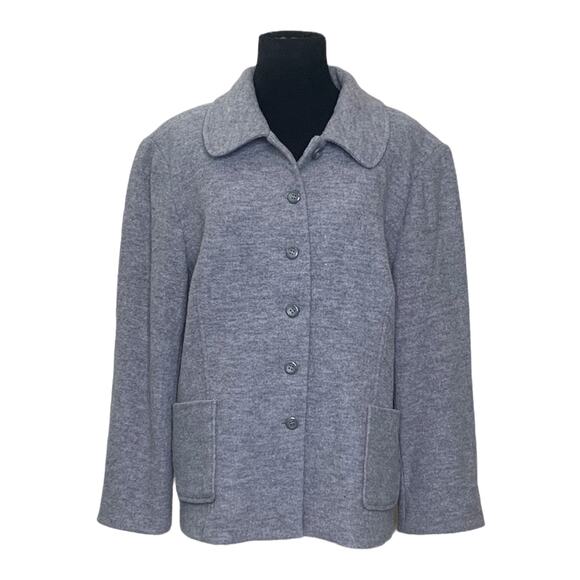 Pendleton gray wool buttoned jacket blazer size XL - Picture 1 of 12